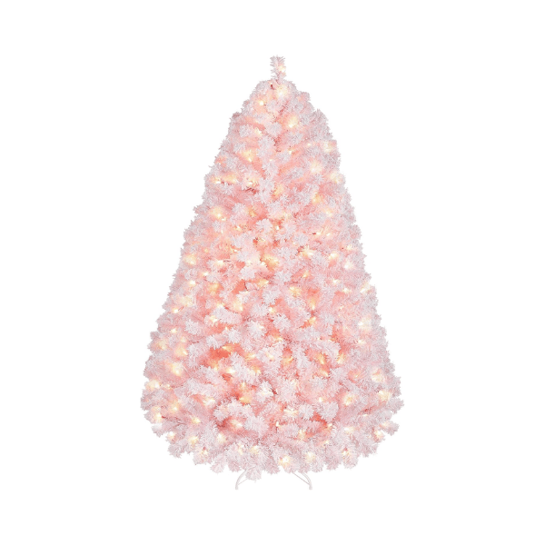 Pre-Lit Artificial Christmas Tree with 250 Warm White Lights
