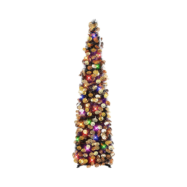 Pop-Up Collapsible Tinsel Christmas Tree